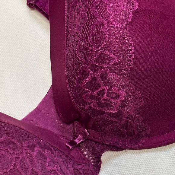 BRA Maidenform Self Expressions Purple Plum Everyday Push-Up Underwire Size 40D - Picture 2 of 12